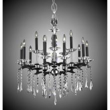 American Brass And Crystal CH5536-GS-35S-37G-ST - 5+10 Light Two Tier Kaya