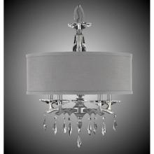 American Brass And Crystal CH5602-G-35S-37G-ST-PG - 19 inch Kaya Drum Shade