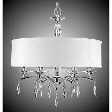 American Brass And Crystal CH5603-GS-33S-ST-BK - 24 inch Kaya Drum Shade