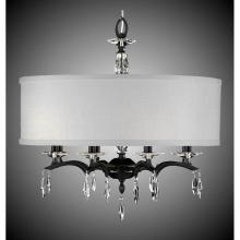American Brass And Crystal CH5604-G-32G-ST-GL - 28 inch Kaya Drum Shade