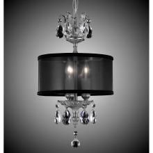 American Brass And Crystal CH6499-ASGT-01G-PI-CF - 3 Light Llydia