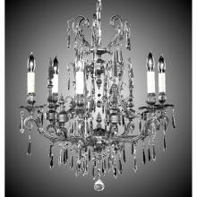 American Brass And Crystal CH7012-O-01G-ST - 6 Light Parisian