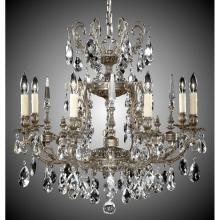 American Brass And Crystal CH7013-OSGT-10G-ST - 8 Light Parisian