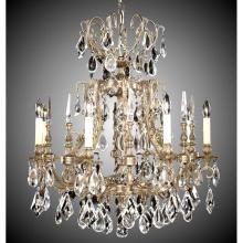 American Brass And Crystal CH7015-AS-01G-PI - 10 Light Parisian