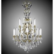 American Brass And Crystal CH7336-A-08G-ST - 8+16 Light Parisian