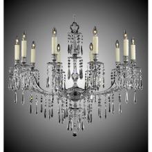 American Brass And Crystal CH7816-USGT-10G-PI - 10 Light Parisian Spire