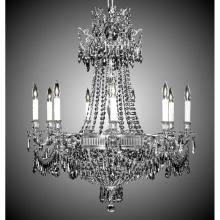 American Brass And Crystal CH8143-P-05S-PI - 9+9 Light Valencia