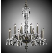 American Brass And Crystal CH9007C-AS-01G-ST - 8+8 Light Blairsden