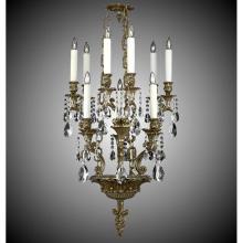 American Brass And Crystal CH9009-OSGT-01G-PI - 9 Light Blairsden