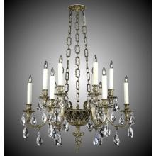 American Brass And Crystal CH9012-OS-07G-ST - 12 Light Blairsden Chandelier