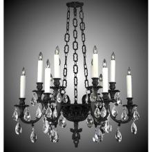 American Brass And Crystal CH9015-AS-05S-ST - 12 Light Blairsden Chandelier Pendant
