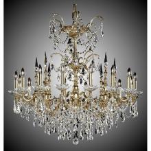 American Brass And Crystal CH9383-O-05S-PI - 16 Light Venetian