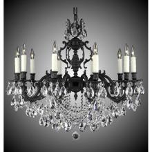 American Brass And Crystal CH9578-OSGT-01G-ST - 10 Light Rosetta