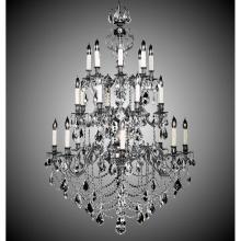 American Brass And Crystal CH9582-A-08G-ST - 24 Light Rosetta