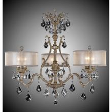 American Brass And Crystal CH9664-AS-01G-PI-GL - 9 Light Chateau