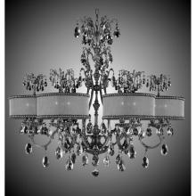 American Brass And Crystal CH9668-A-10W-ST-GL - 30 Light Chateau