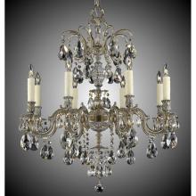American Brass And Crystal CH9714-AS-08G-ST - 8 Light Marlena