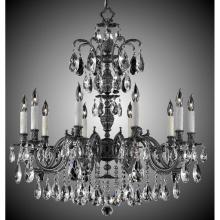 American Brass And Crystal CH9715-ASGT-13S-PI - 10 Light Marlena