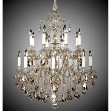 American Brass And Crystal CH9725-OLN-05S-ST - 8+8 Light Marlena