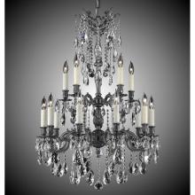 American Brass And Crystal CH9823-O-10G-ST - 10+5 Light Bellagio