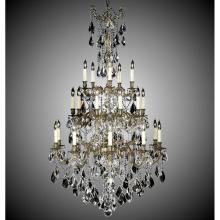 American Brass And Crystal CH9826-A-10G-PI - 25 Light Bellagio