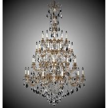 American Brass And Crystal CH9828-A-08G-ST - 40 Light Bellagio