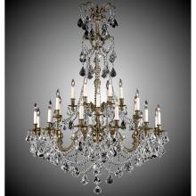 American Brass And Crystal CH9867-O-05S-ST - 8+24 Light Sterling