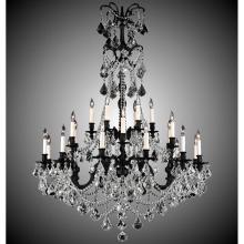 American Brass And Crystal CH9868-A-08G-ST - 8+24 Light Sterling