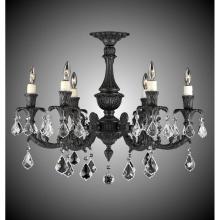 American Brass And Crystal FM2016-ATK-04G-PI - 6 Light Finisterra Flush
