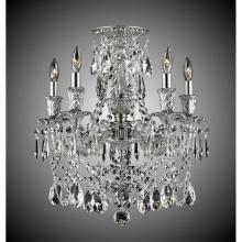 American Brass And Crystal FM2065-OS-05S-16G-PI - 5 Light Finisterra with draping Flush