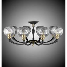 American Brass And Crystal FM5386-33S-36G - 8 Light Kensington Globe