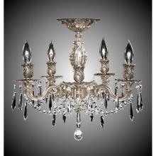 American Brass And Crystal FM9511-OSGS-16G - 5 Light Rosetta Flush