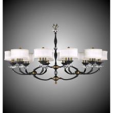 American Brass And Crystal IL5448-38G-37G-ST-ES - 20 Light Kensington Drum Shade Island