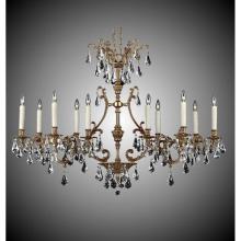 American Brass And Crystal IL9674-2-A-03G-ST - 10 Light 2 Arm Chateau Island