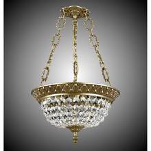 American Brass And Crystal PD8212-S-21S - 12''W 3 Light Corinthian