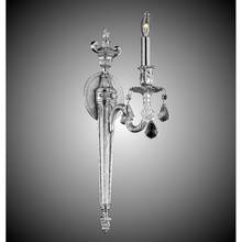 American Brass And Crystal WS2111-O-05S-ST - 1 Light Torch Wall