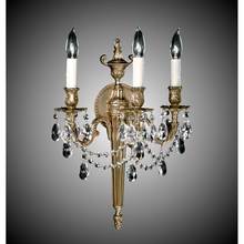 American Brass And Crystal WS2113-ASGT-05S-PI - 3 Light Torch Wall