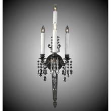 American Brass And Crystal WS2214-OTK-02G-PI - 3+1 Light Torch Wall
