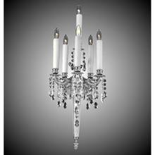 American Brass And Crystal WS2216-U-07G-PI - 5+1 Light Torch Wall