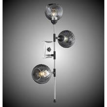 American Brass And Crystal WS3360-3-36G-32G - 3 Light Magro Globe Wall