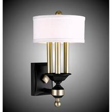 American Brass And Crystal WS5401-35S-37G-ST-GL - 4 Light Kensington Extened Wall Sconce with