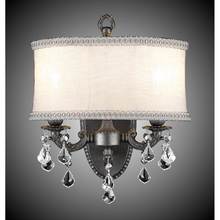 American Brass And Crystal WS6532-OSGT-01G-PI-PG - 2 Light Llydia Wall