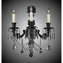 American Brass And Crystal WS9063-AS-08G-PI - 3 Light Finisterra Torch Wall