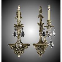 American Brass And Crystal WS9081-OSGT-10G-PI - 1 Light Blairsden Wall
