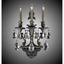 American Brass And Crystal WS9083-OLN-03G-PI - 3 Light Blairsden Wall