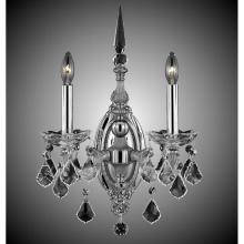 American Brass And Crystal WS9392-AS-05S-PI - 2 Light Venetian Wall