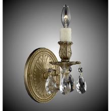 American Brass And Crystal WS9401-O-05S-PI - 1 Light Circular Wall
