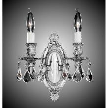 American Brass And Crystal WS9412-O-10G-PI - 2 Light Oblong Wall