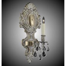 American Brass And Crystal WS9426-OTK-04G-PI - 1 Light Fleur-De-Lis Large Wall