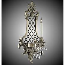 American Brass And Crystal WS9456-O-10W-ST - 1 Light Lattice Large Wall